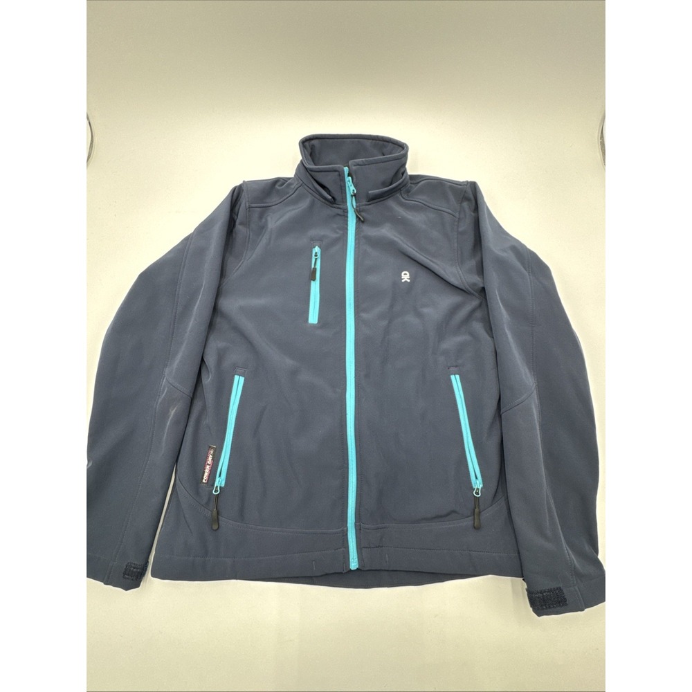 Little Donkey Andy Navy Blue Medium Women's Softshell Jacket Ski Snowboard READ